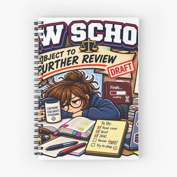 Item preview, Law School Subject to Further Review – Funny Law Student Humor designed and sold by sketchicos.