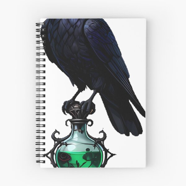 Item preview, Gothic Crow Hemlock Decanter designed and sold by IllumeInk.