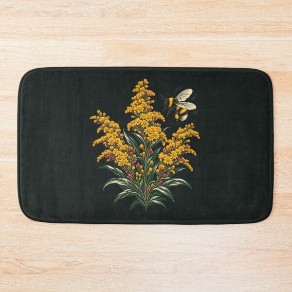 Item preview, Bumblebee Among Goldenrod Blooms designed and sold by VoyteksDesigns.