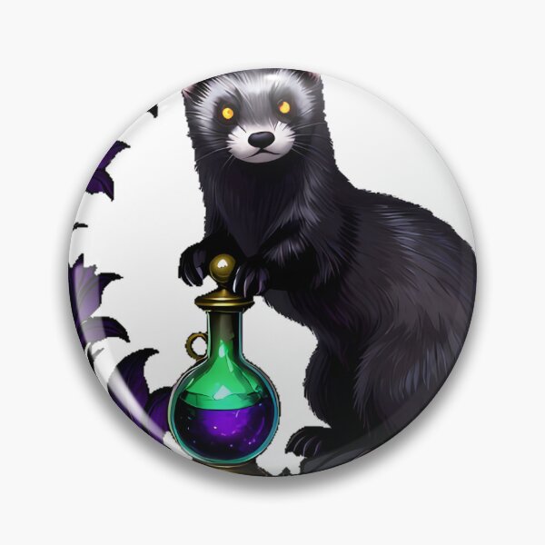 Item preview, Gothic Ferret Nightshade Phial designed and sold by IllumeInk.