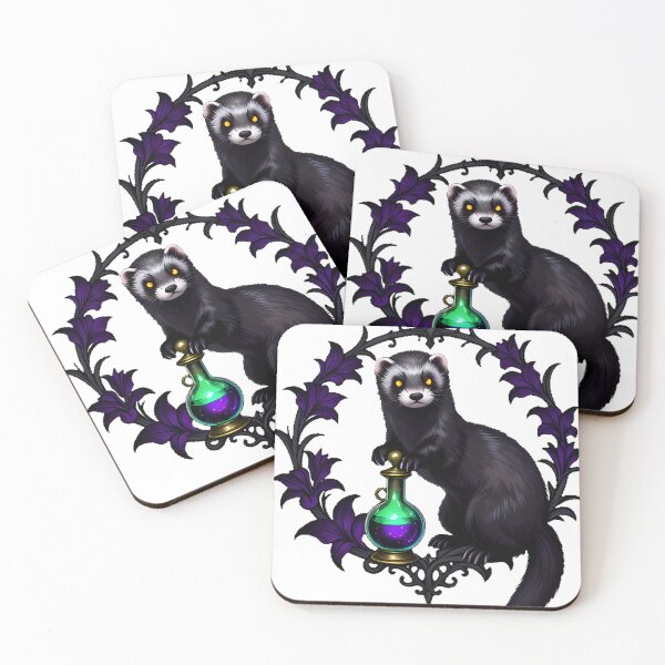 Item preview, Gothic Ferret Nightshade Phial designed and sold by IllumeInk.