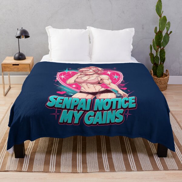 Item preview, Senpai Notice My Gains designed and sold by miltonsherman.