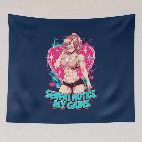 Item preview, Senpai Notice My Gains designed and sold by miltonsherman.
