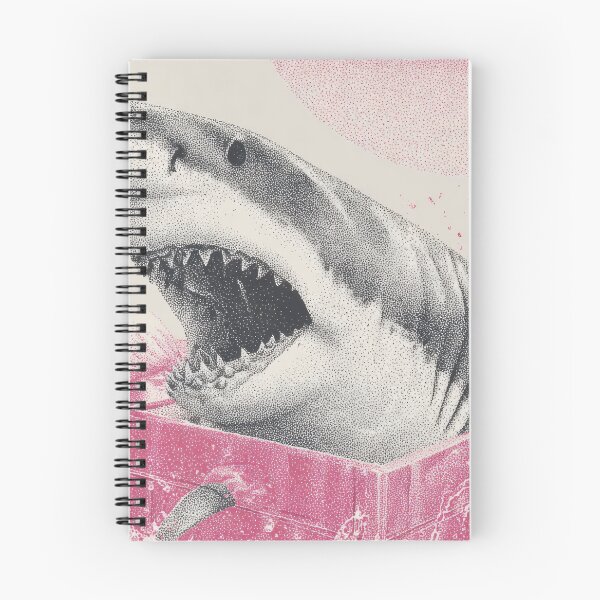 Item preview, Shark and flamingos in pink water designed and sold by anytka.