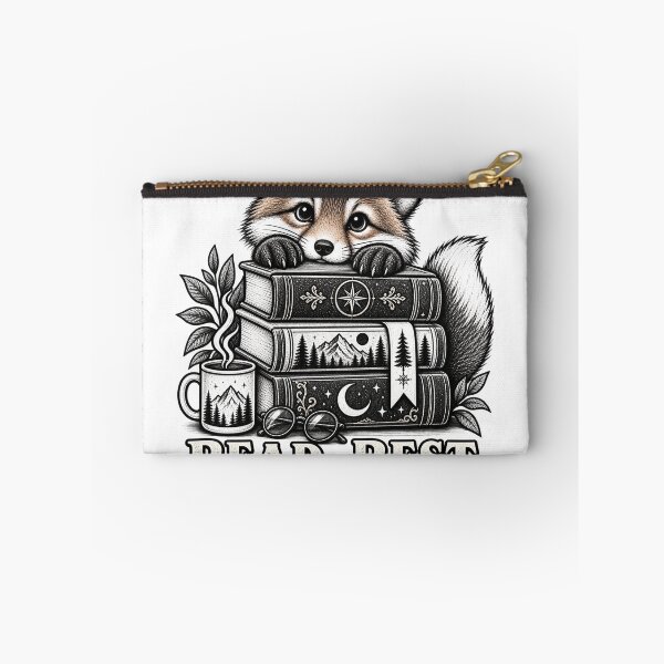 Item preview, Cute Fox Books Read Rest Repeat Cozy Reading designed and sold by Bathu Designs.