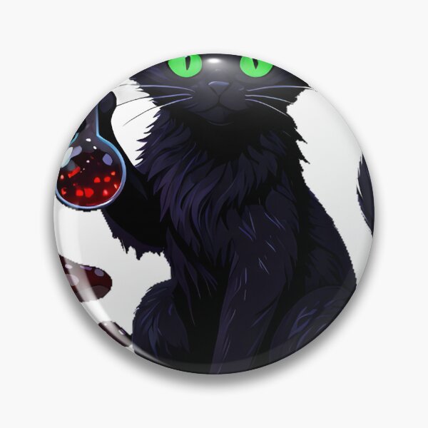 Item preview, Gothic Cat Toadstool Phial designed and sold by IllumeInk.