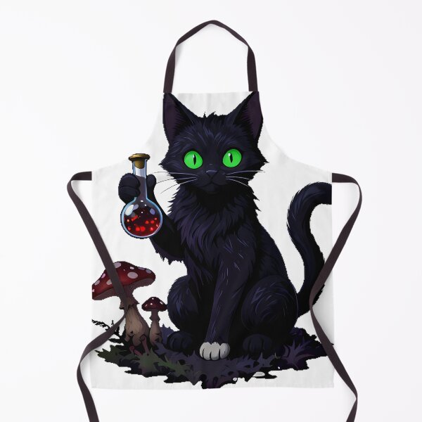 Item preview, Gothic Cat Toadstool Phial designed and sold by IllumeInk.