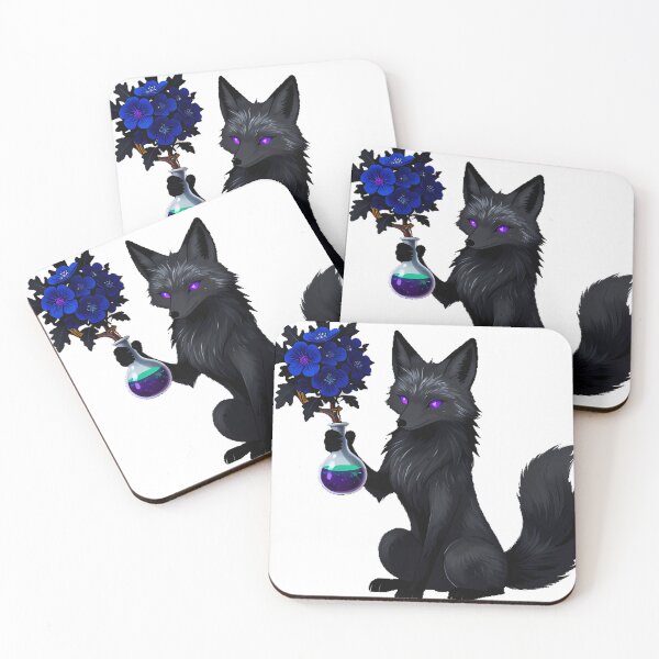 Item preview, Gothic Fox Monkshood Flask designed and sold by IllumeInk.
