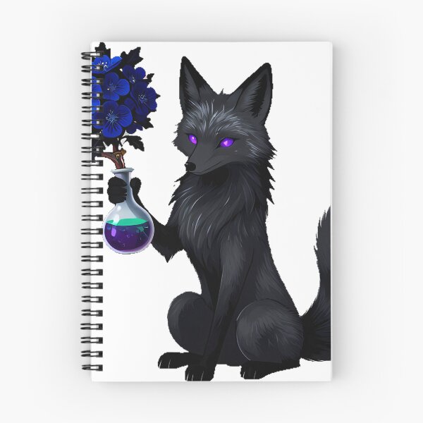 Item preview, Gothic Fox Monkshood Flask designed and sold by IllumeInk.