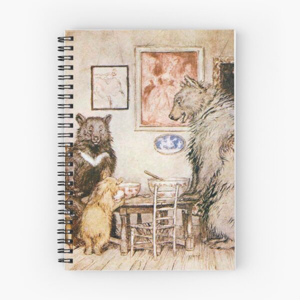 Item preview, Arthur Rackham The Three Bears Vintage Fairy Tale Illustration Antique Porridge Art designed and sold by CulturalCurios.