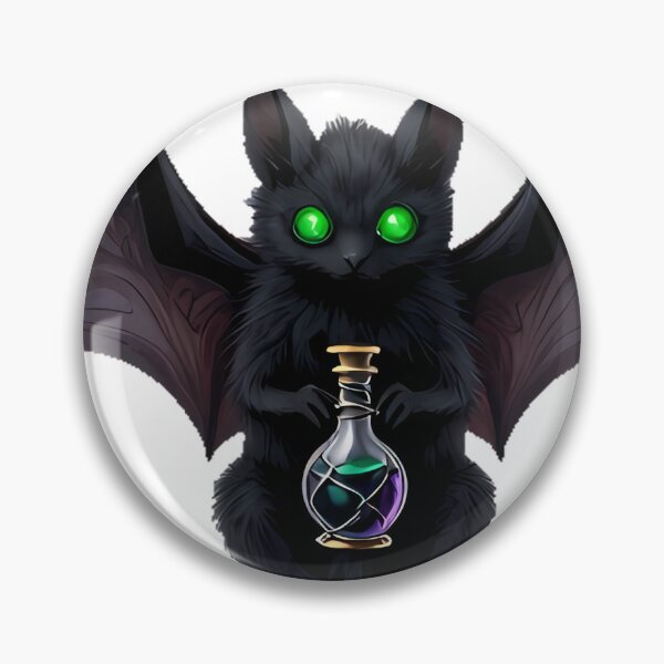 Item preview, Gothic Bat Belladonna Phial designed and sold by IllumeInk.