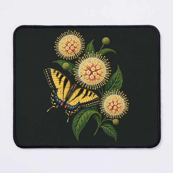 Item preview, Tiger Swallowtail and Buttonbush designed and sold by VoyteksDesigns.