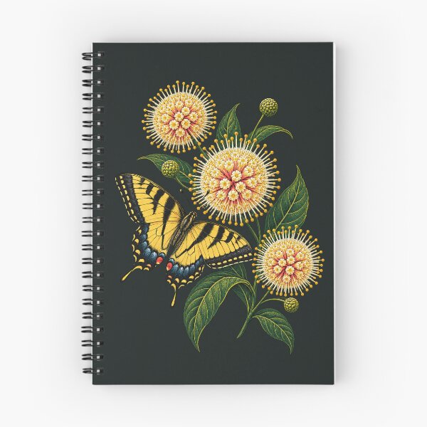 Item preview, Tiger Swallowtail and Buttonbush designed and sold by VoyteksDesigns.