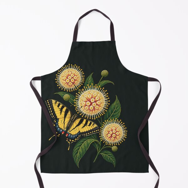 Item preview, Tiger Swallowtail and Buttonbush designed and sold by VoyteksDesigns.