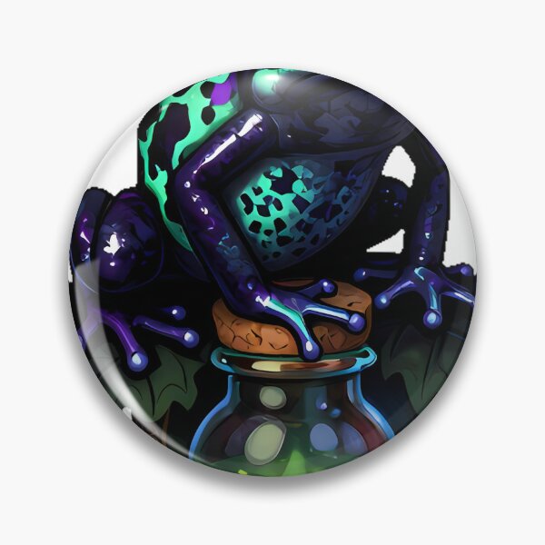 Item preview, Gothic Toad Dart Frog Vial designed and sold by IllumeInk.