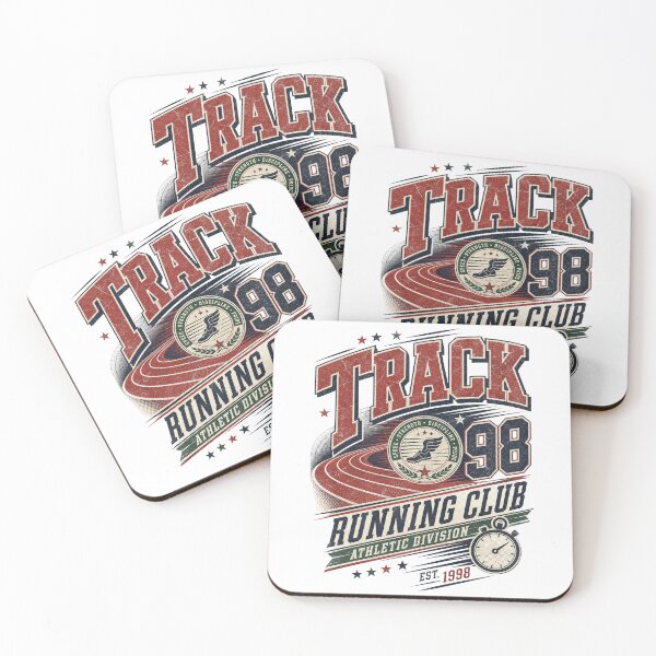 Item preview, Vintage Track Running Club 1998 Varsity Athletics – Retro College Back to School Design designed and sold by Cary-s.
