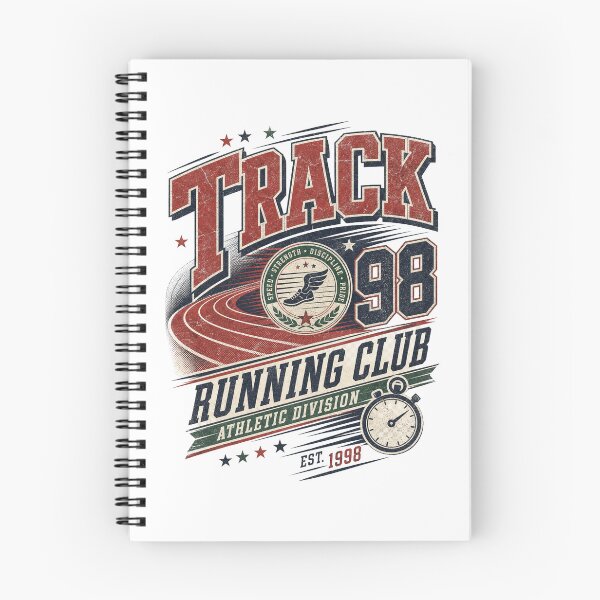 Item preview, Vintage Track Running Club 1998 Varsity Athletics – Retro College Back to School Design designed and sold by Cary-s.