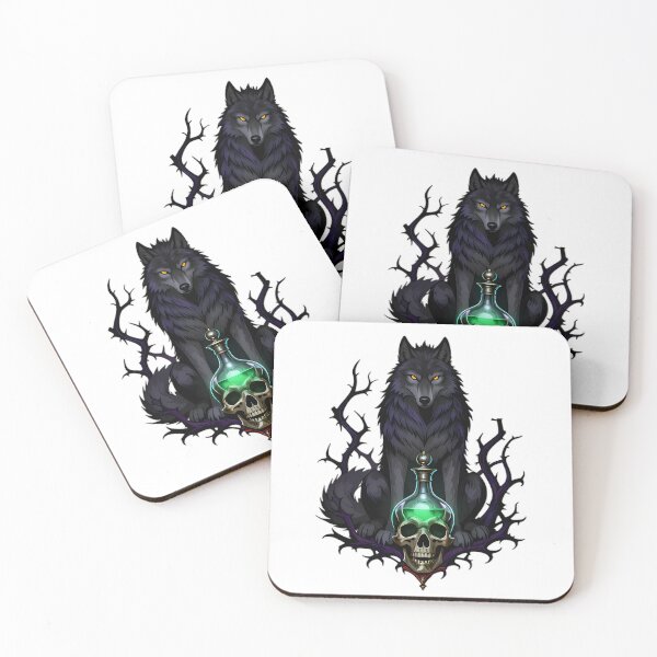 Artikelvorschau, Gotischer Wolfsschädel-Dekanter entworfen und verkauft von IllumeInk.