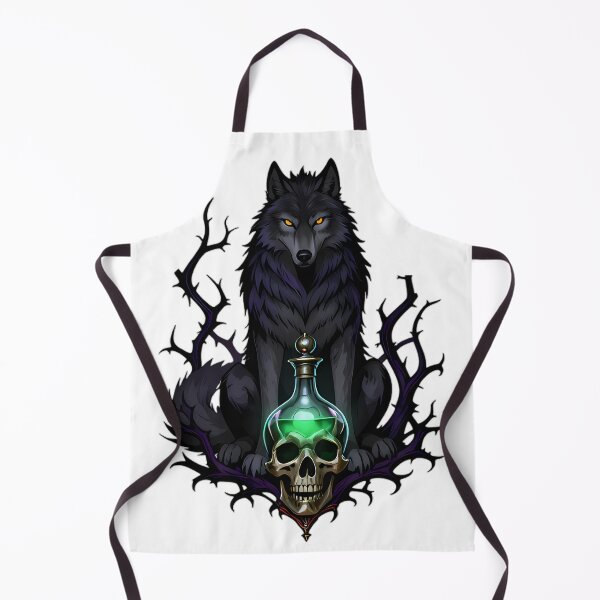 Item preview, Gothic Wolf Skull Decanter designed and sold by IllumeInk.
