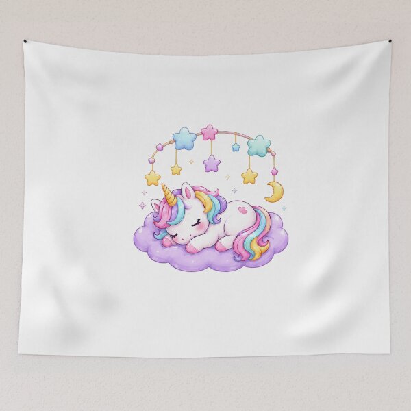 Item preview, Sleeping Unicorn Under Star Moon designed and sold by MySthore.