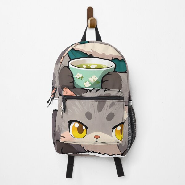 Item preview, Cute Pallas Cat Barista with Jasmine Blossom Tea Icon designed and sold by pumsquare.