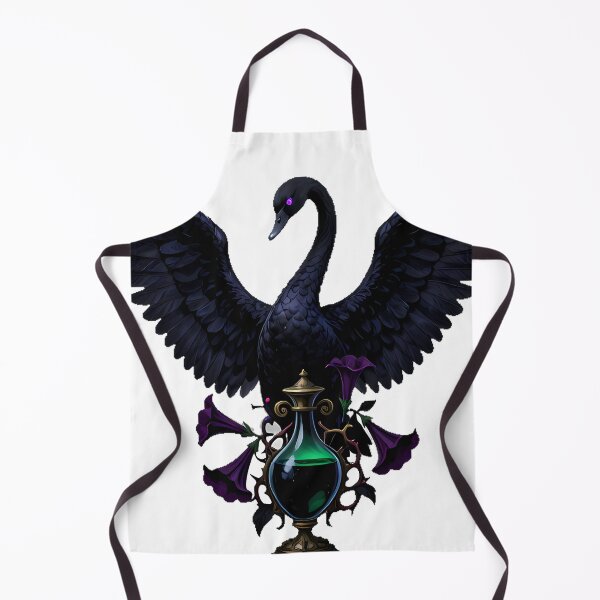 Item preview, Gothic Swan Datura Cruet designed and sold by IllumeInk.