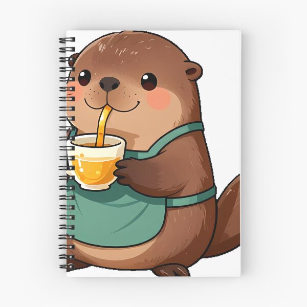 Item preview, Cute Platypus Barista with Lemon Myrtle Honey Tea Icon designed and sold by pumsquare.