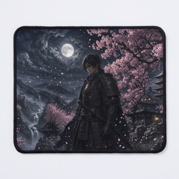 Item preview, Samurai Warrior Under Moonlight designed and sold by AnnArtshock.