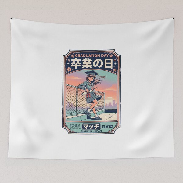 Item preview, Japanese Anime Rooftop Graduation Day School Girl Matchbox Aesthetic designed and sold by mood-draftsman.