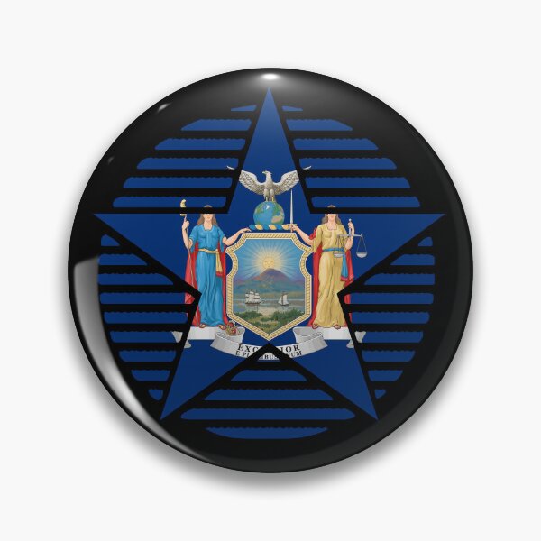 Item preview, Retro New York Star Shaped Flag NY designed and sold by shitpostee.