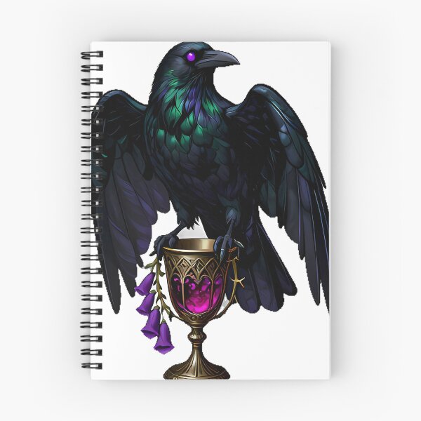Item preview, Gothic Raven Foxglove Chalice designed and sold by IllumeInk.
