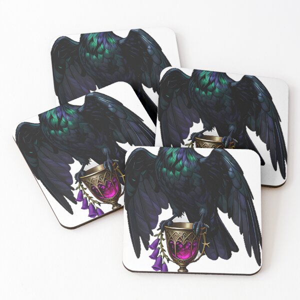 Item preview, Gothic Raven Foxglove Chalice designed and sold by IllumeInk.