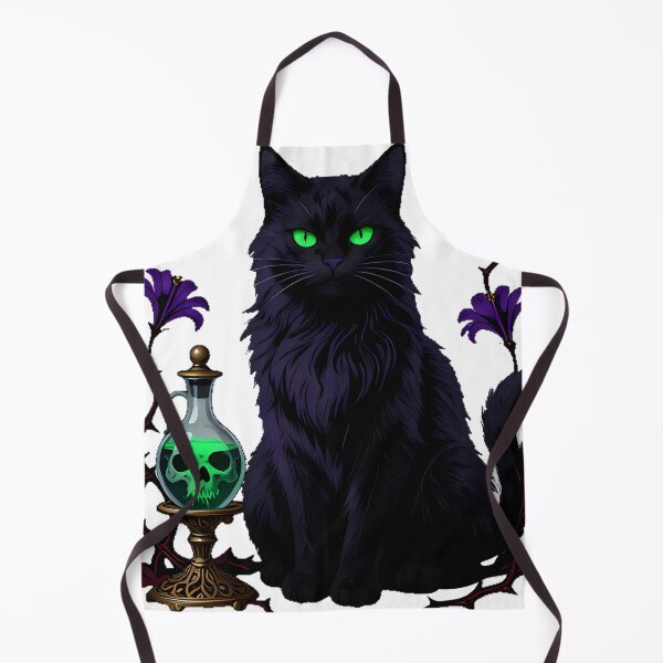 Item preview, Gothic Black Cat Mandrake Cruet designed and sold by IllumeInk.