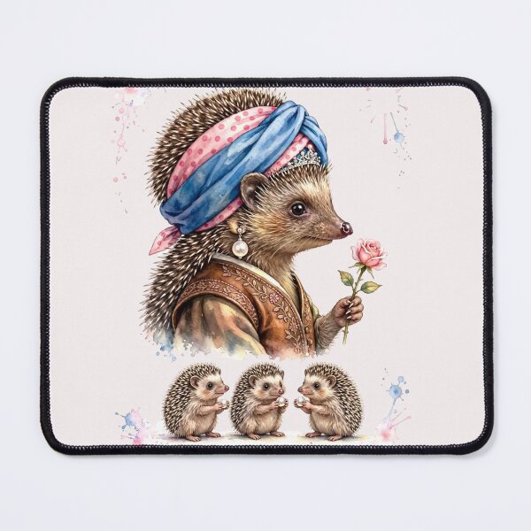 Item preview, mE´mmi Hedgehog With a Pearl Earring designed and sold by Hellulandia - no nää ny vaa o tämmöne.