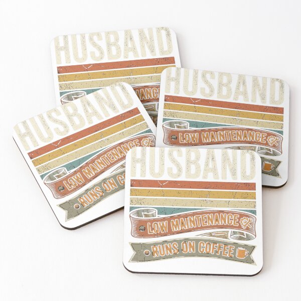 Item preview, husband low maintenance runs on coffee vintage graphic designed and sold by otaku.edwardj.