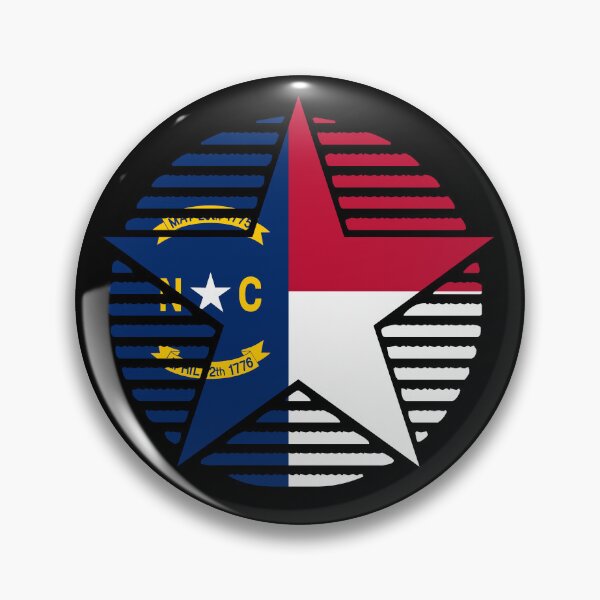 Item preview, Retro North Carolina Star Shaped Flag NC designed and sold by shitpostee.