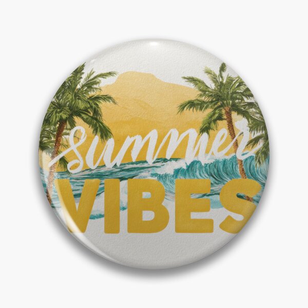 Item preview, Summer palms and waves designed and sold by anytka.