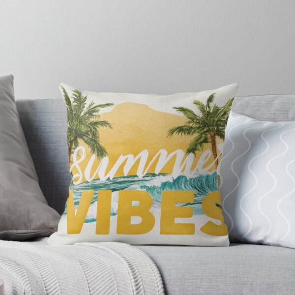 Item preview, Summer palms and waves designed and sold by anytka.