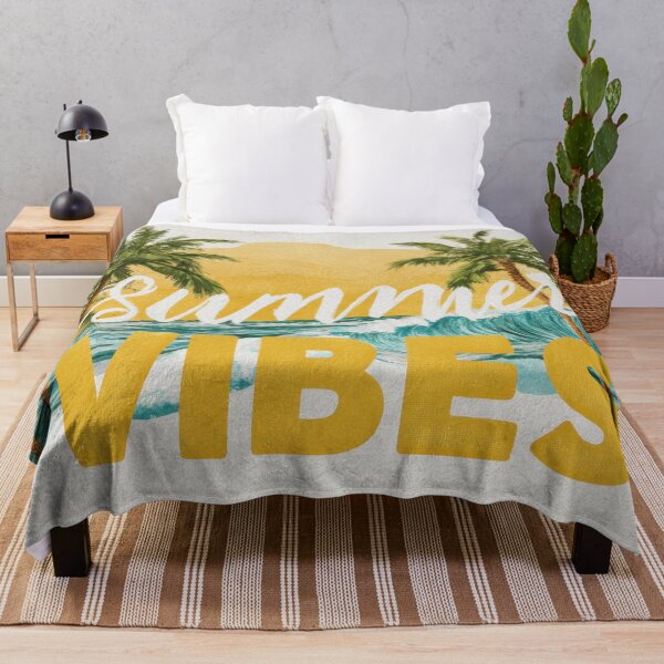Item preview, Summer palms and waves designed and sold by anytka.
