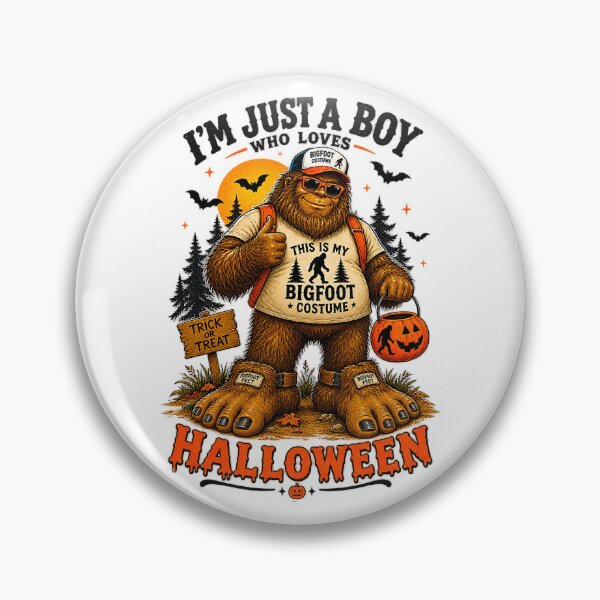 Item preview, ⭐ CRYPT OR TREAT COLLECTION - CRYPTID - BIGFOOT IN COSTUME - BOY designed and sold by WheelieGdArt.