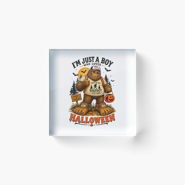 Item preview, ⭐ CRYPT OR TREAT COLLECTION - CRYPTID - BIGFOOT IN COSTUME - BOY designed and sold by WheelieGdArt.