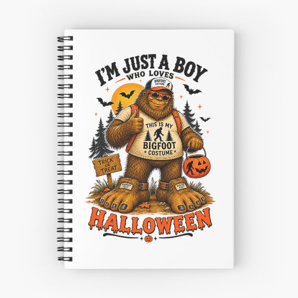 Item preview, ⭐ CRYPT OR TREAT COLLECTION - CRYPTID - BIGFOOT IN COSTUME - BOY designed and sold by WheelieGdArt.