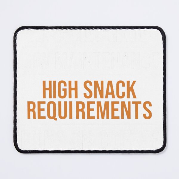 Item preview, Husband Low Maintenance High Snack Requirements Coffee Humor designed and sold by otaku.edwardj.