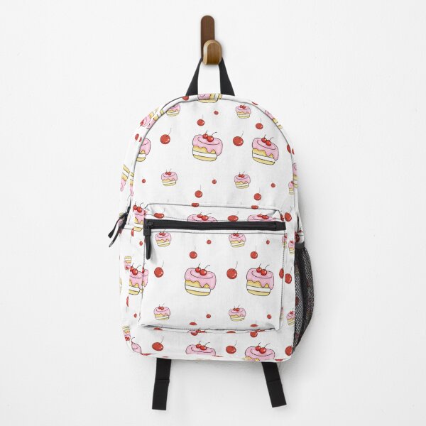 Item preview, Cute Cherry Cake Kawaii Dessert Pattern designed and sold by Porpor Artwork.