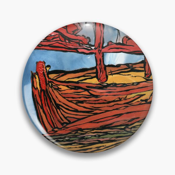 Item preview, Abstract Ship & Vessel Art Print | Art Brut Outsider Art designed and sold by Dwaalhaas.com.