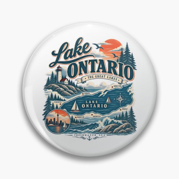 Item preview, Lake Ontario Shirt designed and sold by PinkPeonStores.