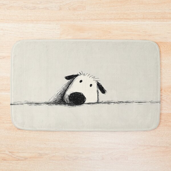 Item preview, Dog gazes at a surface designed and sold by anytka.