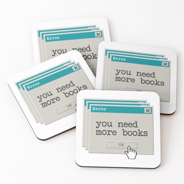 Item preview, Error: You need more books (Teal) designed and sold by hazywares.