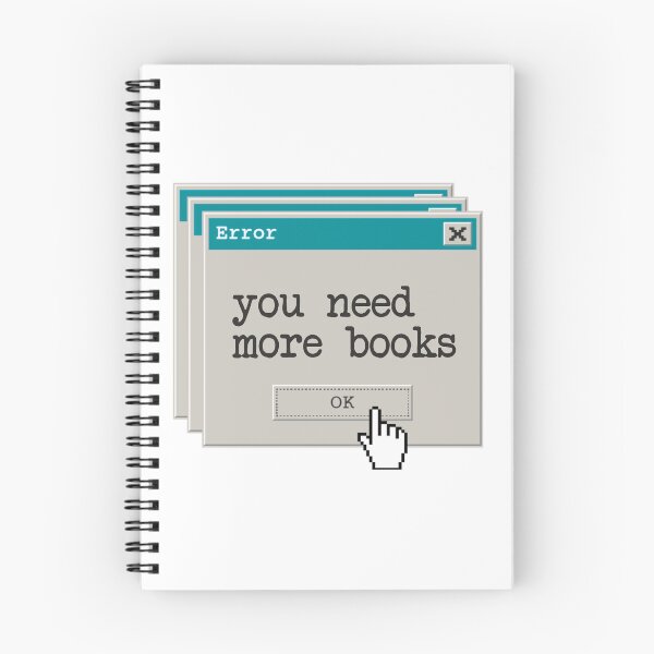 Item preview, Error: You need more books (Teal) designed and sold by hazywares.