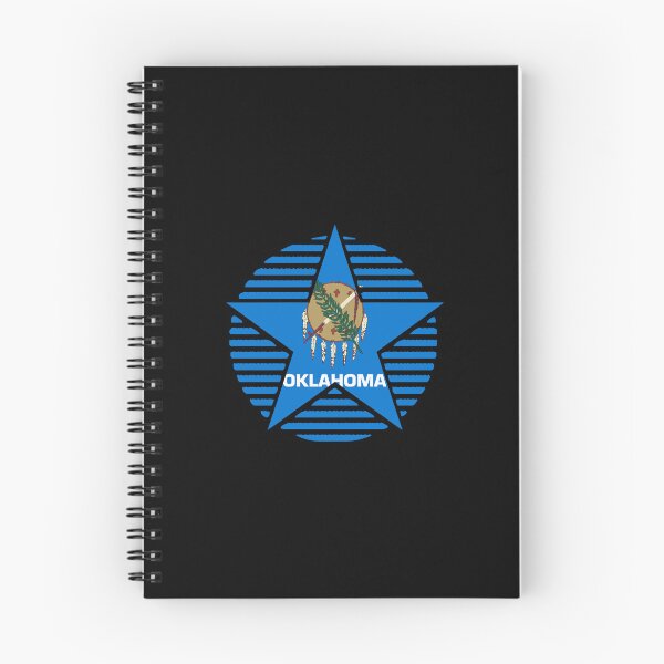 Item preview, Retro Oklahoma Star Shaped Flag OK designed and sold by shitpostee.